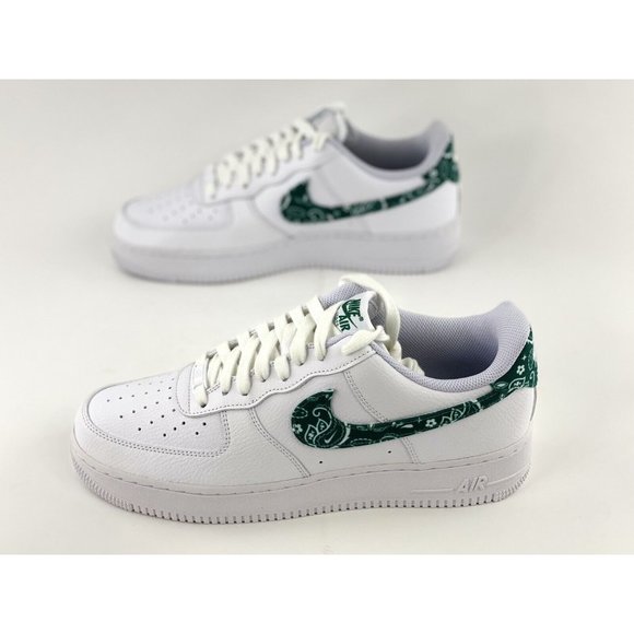 Nike Air Force 1 Low 07 Green Paisley Women's 11.5 / Men's 10 Sneakers B-Grade - Picture 3 of 12